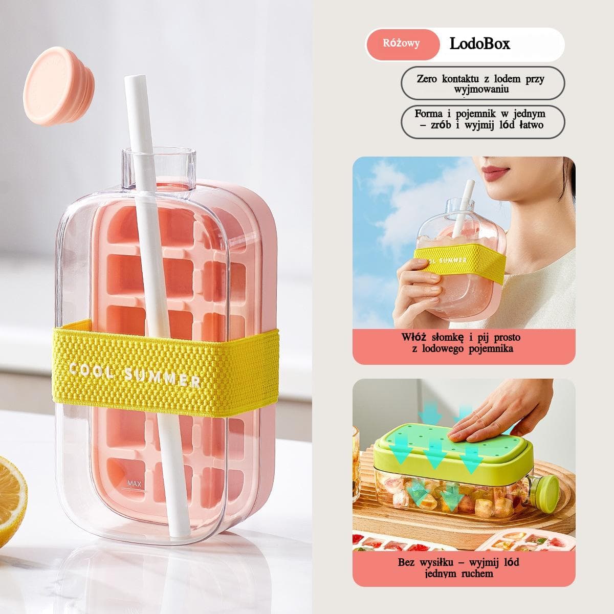LodoBox – 2w1: forma do lodu + butelka na lato