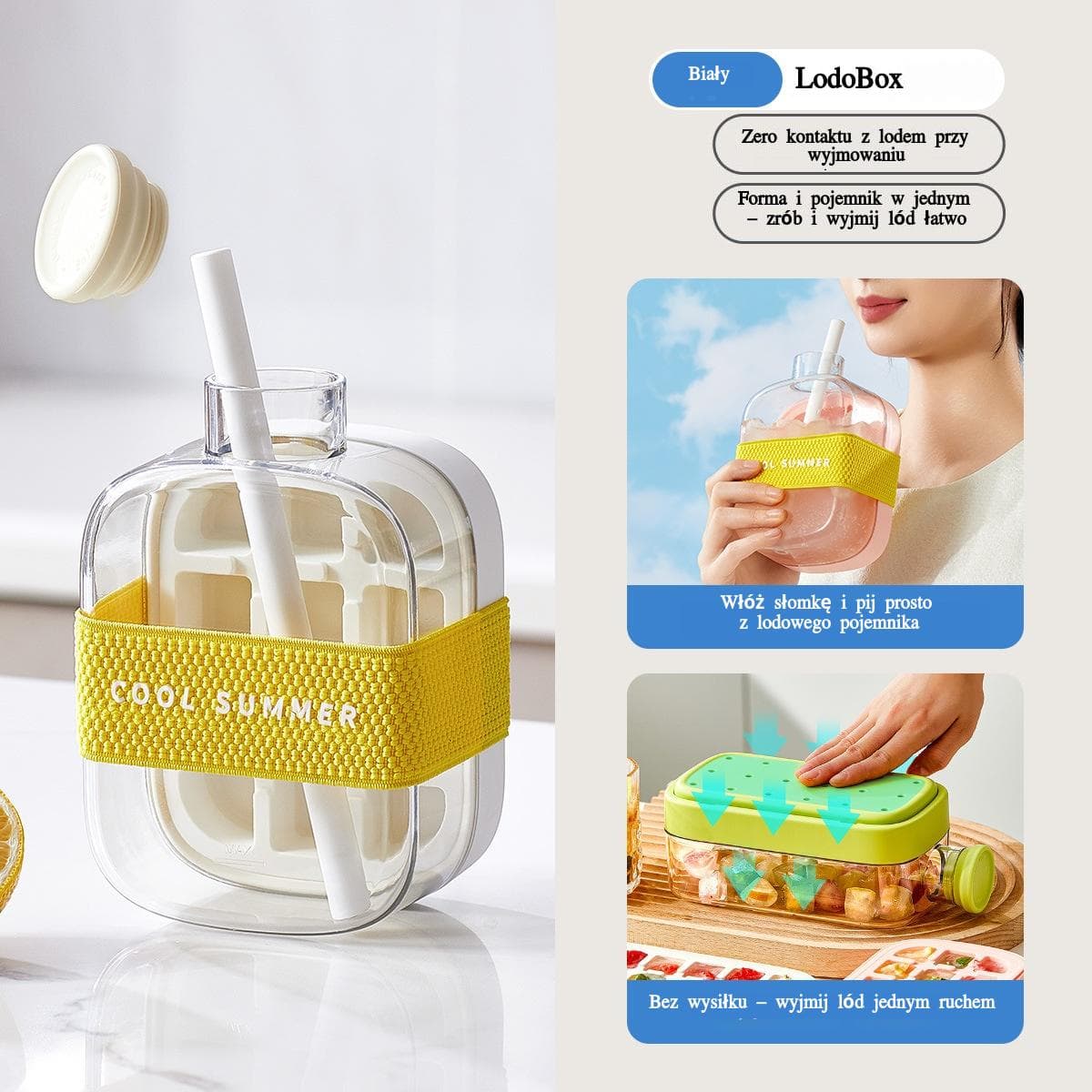 LodoBox – 2w1: forma do lodu + butelka na lato