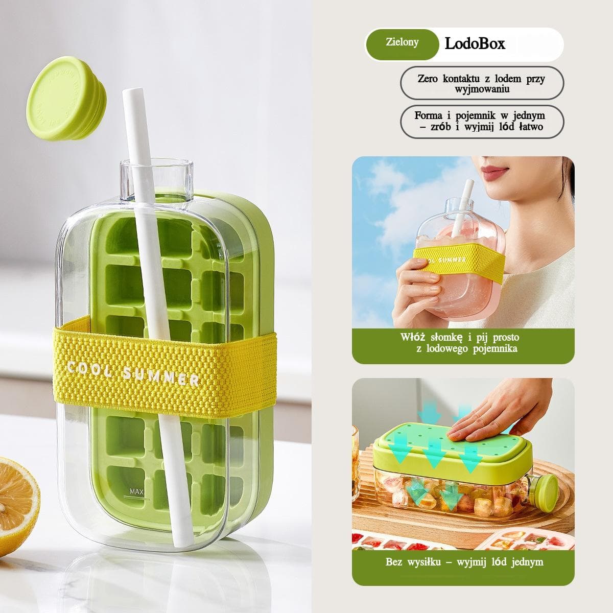 LodoBox – 2w1: forma do lodu + butelka na lato