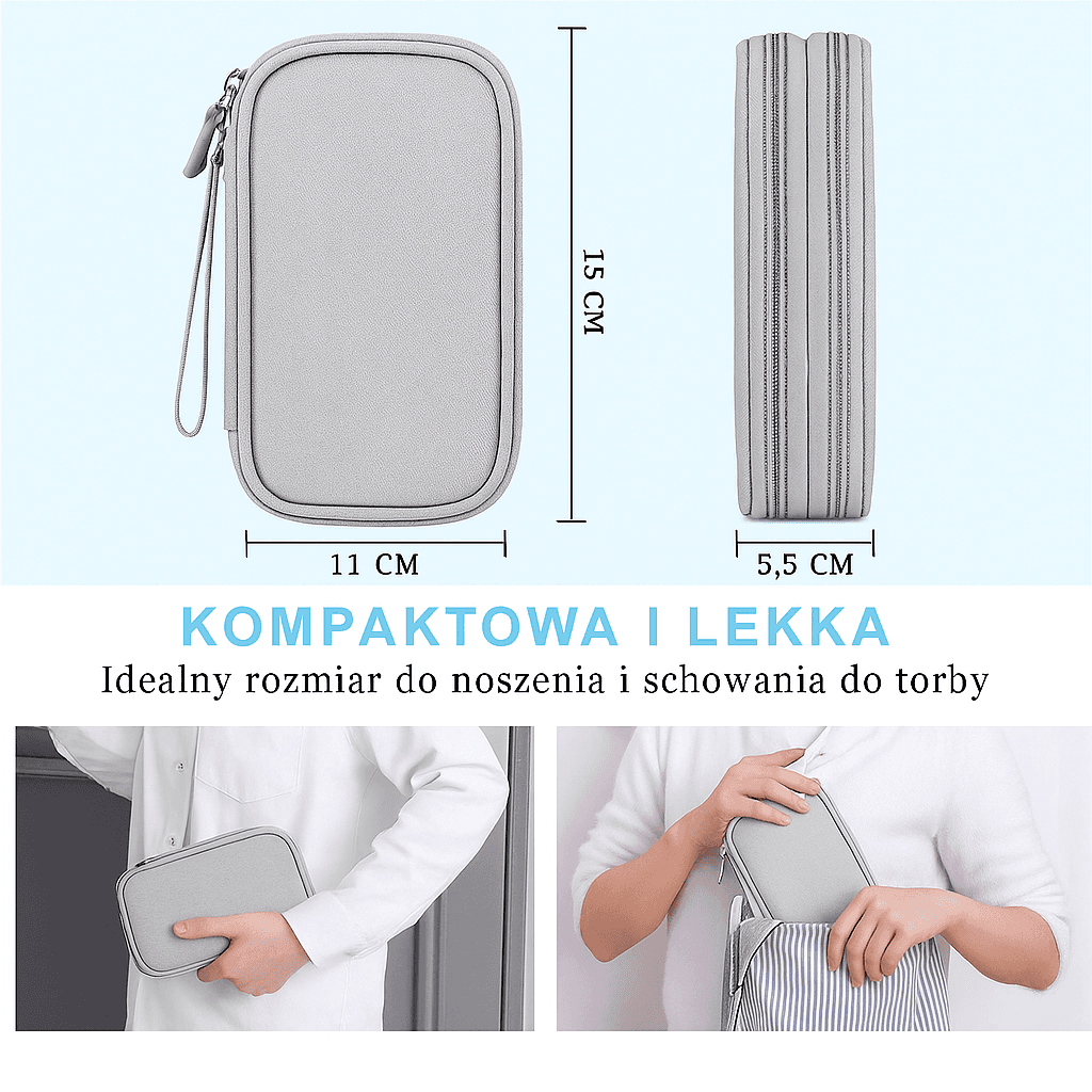 Torba podróżna na kable i akcesoria