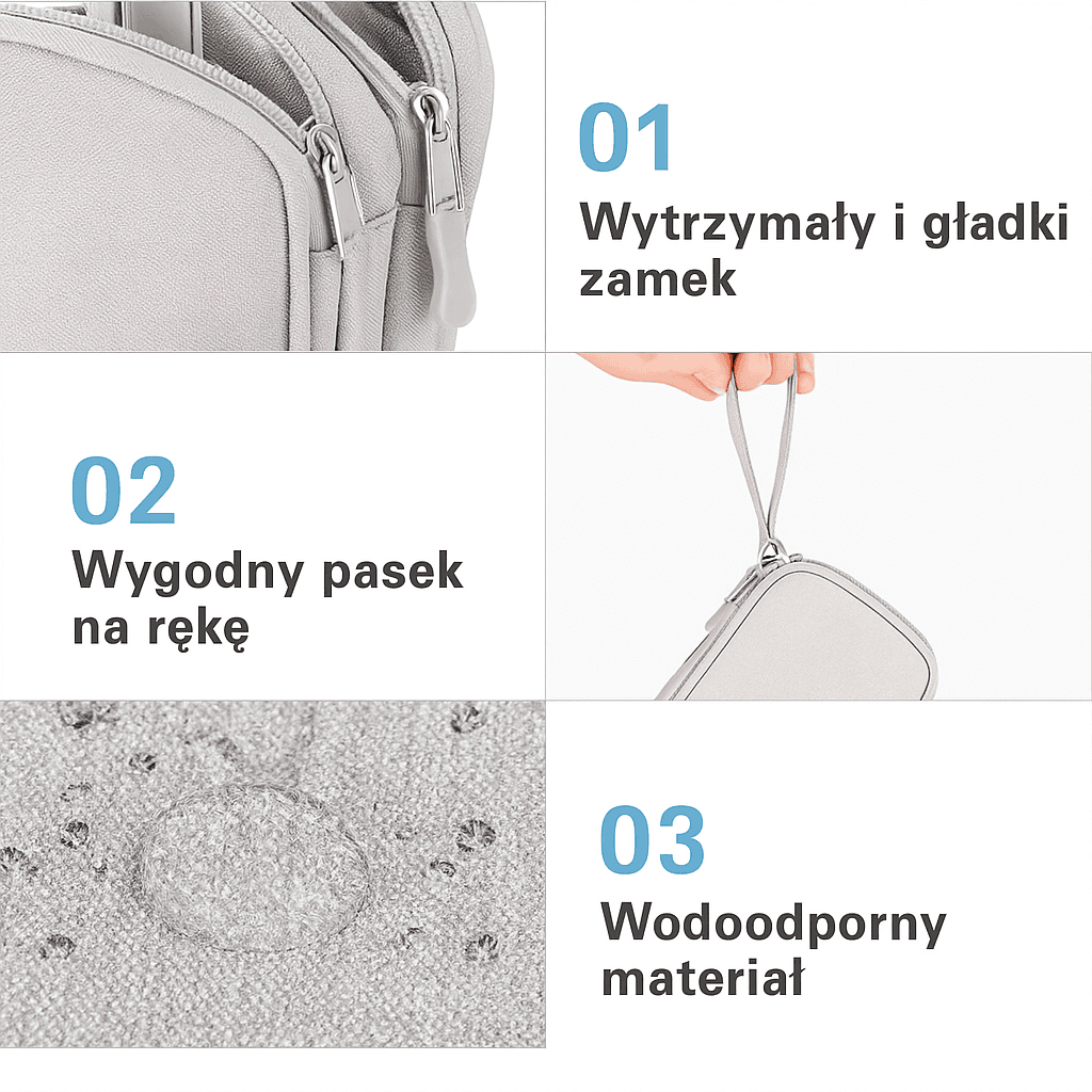 Torba podróżna na kable i akcesoria