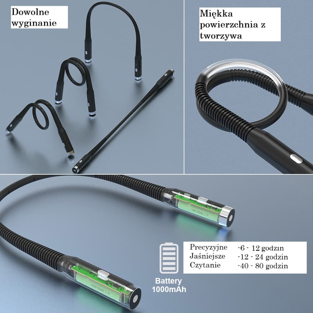 Lampka LED na szyję – mobilne światło zawsze pod ręką